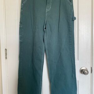 Teal Straight Leg Jeans